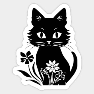 Cat Art Lover Sticker